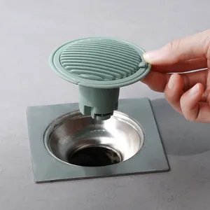 Deodorant floor drain core for home bathroom, anti-insect silicone sealing cover.