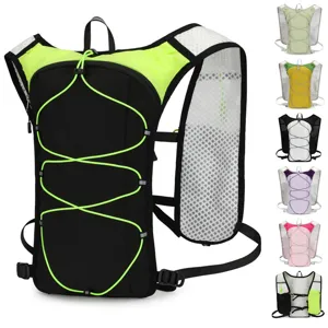 Outdoor Sport Weste Rucksack Leicht Atmungsaktiv Wandern Camping Radfahren Rucksack Große Kapazität Trinkrucksack Urban Minimalistisch Nylon Tasche