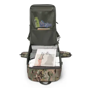 Large capacity outdoor travel backpack hiking camping waterproof dual shoulder luggage bag