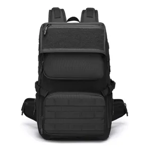 Large capacity outdoor tactical backpack for hiking, camping, travel, and durable daily use.