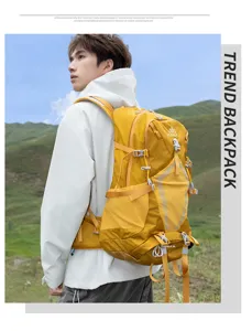 Azela 36L outdoor hiking backpack for men and women, lightweight water-repellent travel sports backpack.