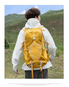 Azela 36L outdoor hiking backpack for men and women, lightweight waterproof travel daypack.