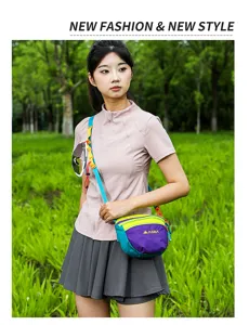 Outdoor casual cross-body bag lightweight nylon shoulder bag for travel and daily hiking