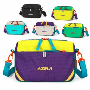 Women Fashion Casual Lightweight Crossbody Bag Waterproof Colorblock Shoulder Small Square Bag Travel Outdoor