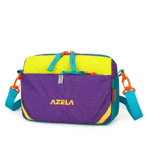 Colorful dopamine crossbody bag, lightweight casual sports shoulder bag for outdoor hiking.