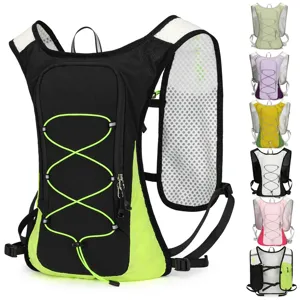 Leichtgewichtige Lauf Hydrationsweste Rucksack Nylon Atmungsaktiv Sporttasche Für Marathon Radfahren Wandern Outdoor Unisex