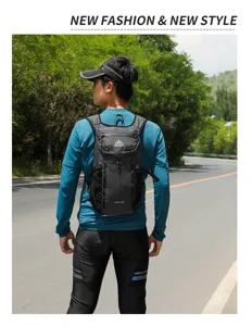 Outdoor Lauf-Trinkrucksack 15l leicht atmungsaktiv Marathon Weste Rucksack für Herren.