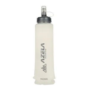 Collapsible soft flask water bottle 500ml portable running hydration pack for outdoor sports