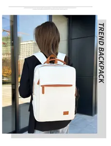 Casual business laptop backpack with multi-layer storage for daily commute and school use.