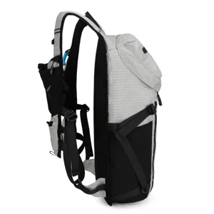 Leichter Laufweste Rucksack Seitenansicht, atmungsaktiver Outdoor Wander Sportrucksack.