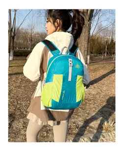 Lightweight waterproof folding outdoor backpack 25L travel hiking sports daypack for unisex.