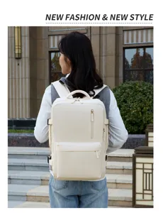 Women large capacity casual backpack for travel business school laptop bag daily use