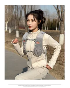 Outdoor Lauf-Trinkrucksack Weste, leichtes atmungsaktives Mesh, Marathon Radsport Sporttasche.