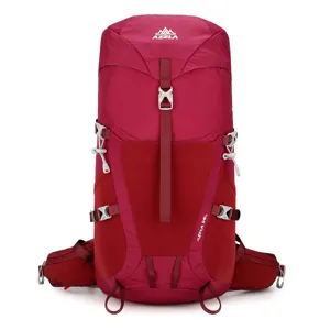 AZELA 36L waterproof outdoor mountaineering backpack for travel, hiking, and camping.