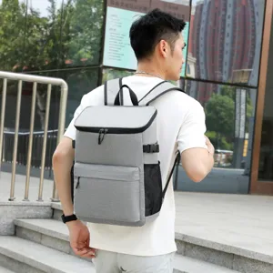 Large capacity outdoor insulated cooler backpack for picnic, camping, travel, and daily use.