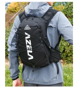 Lightweight nylon cycling backpack for outdoor sports mountaineering and hiking activities