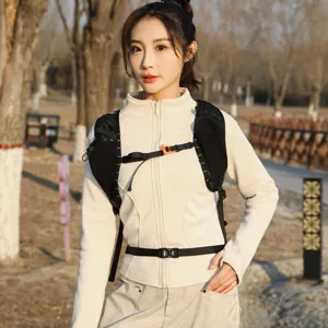 Ultralight Nylon Sports Backpack Wear Resistant Plaid Outdoor Hydration Pack Vest For Hiking Running Camping Cycling Backpack