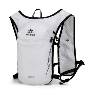 Weißer Laufrucksack leicht atmungsaktiv für Marathon Trinkweste beim Outdoorsport