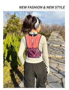 Azela hydration running vest backpack lightweight trail marathon outdoor sports hiking daypack