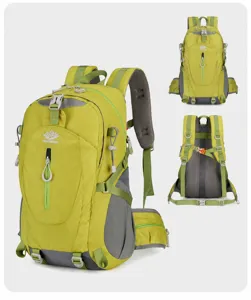 Large capacity outdoor mountaineering backpack, durable hiking and camping travel daypack.