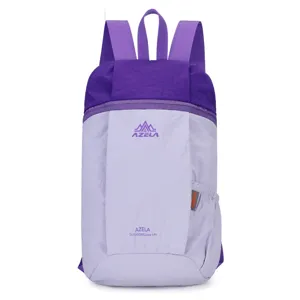Lightweight purple folding outdoor backpack casual sports daypack for camping hiking travel