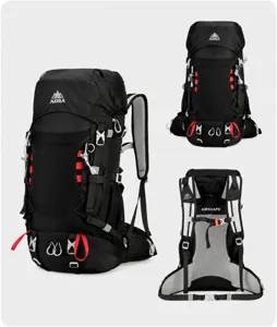 AZELA Outdoor Sport Wanderrucksack Grosse Kapazitaet Wasserdicht Multifunktionaler Rucksack