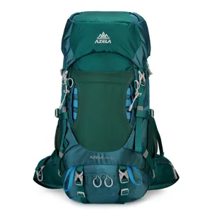 Outdoor Wanderrucksack große Kapazität wasserdichte Sport Reisetasche 35+5L Trekking Rucksack grün