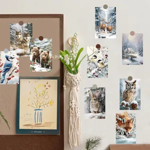 Winter Atmosphere Wall Decorative Cards Postcards Dormitory Living Room Bedroom Aesthetic Art Pictures Paper Decor