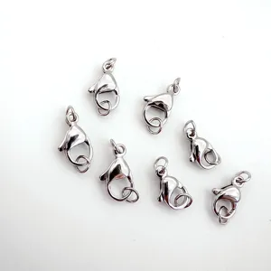 Stainless steel lobster clasps for DIY jewelry making necklace bracelet findings parts