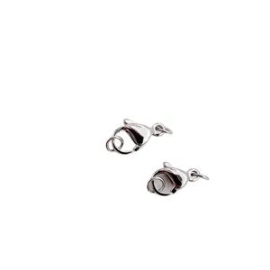 Stainless steel lobster claw clasps for jewelry making, bracelet and necklace findings