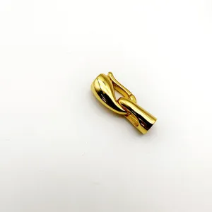 DIY Copper Gold Plated Elephant Nose Necklace Clasp Bracelet Connection Buckle Jewelry Findings