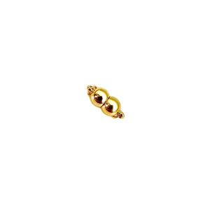 Gold Gourd Shaped Magnetic Clasp for Pearl Necklace Bracelet Metal Connection Jewelry