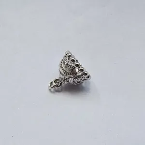 DIY silver metal jewelry clasp accessory for necklace and sweater chain design parts.