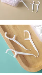 Piques dentaires haute tension portables en boîte de 50 pièces soins dentaires fins.