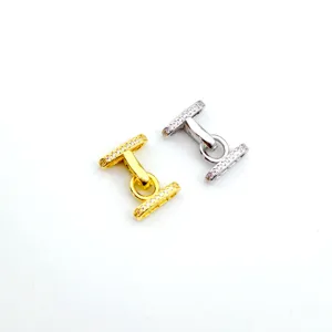 DIY Pearl Necklace Bracelet Clasp Gold Silver Micro Paved Zircon Jewelry Connector