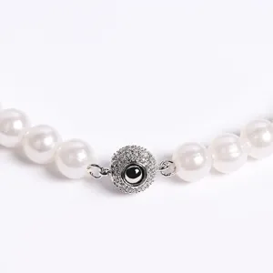 Copper Rhinestone Ball Clasp DIY Jewelry Findings Necklace Bracelet Connector Clover Pearl Clasp Fashion Accessary