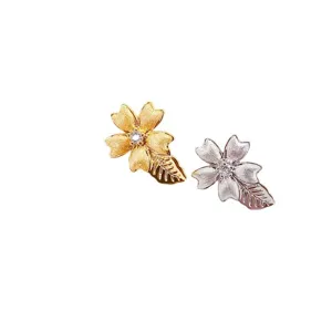 DIY Flower Leaf Necklace Clasp Gold Silver Metal Jewelry Connector Sweater Chain Buckle Accessory