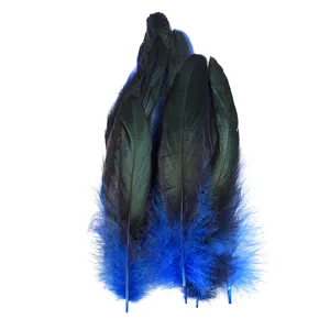 50pcs plumas de cola de gallo de colores 12-20cm manualidades tocado juguete de gato deco