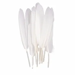 Natürliche Gänsefedern DIY Bastelmaterialien Für Handgemachte Schmuck Ohrringe Traumfänger Kleidung Zubehör