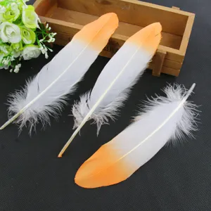 DIY plumes dégradées bicolores faits à la main accessoires de vêtement fournitures