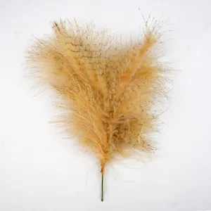 Flauschiges Feder Draht Blumen Zubehör fuer Kleidung, Huete und Dekoration Handwerk.