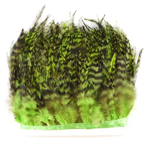 Colorful Feather Trim Ribbon With Spotted Pattern Feather Fringe For DIY Clothing Accessories Craft Sewing Decoration