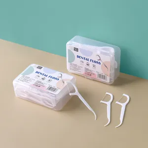 Cure-dents Fil Dentaire Jetables Superfin Paquet Ménage Boîte Portable Outil de Nettoyage d'Hygiène Bucco-dentaire