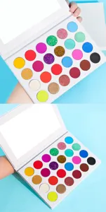 24-Color Eyeshadow Palette Glitter Matte Shimmer Makeup Set for Daily Festival Beauty Look