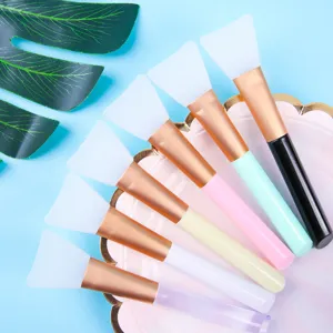 Silicone Mask Brush Soft Head Applicator For Mud Mask Facial SPA Beauty Makeup Tool Easy Clean Brush For Women