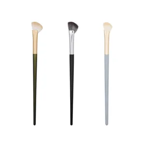 Halbe Fächerform Sichel Nase Schatten Pinsel Schräge Fächer Highlight Make-up Pinsel Kontur Konturierung Modellierung Schönheit Werkzeug Für Gesicht
