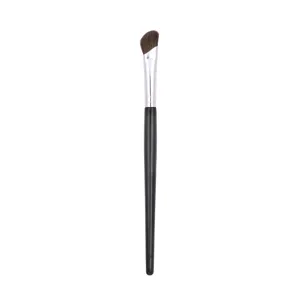 Professioneller Sichelförmiger Nasenschattierungspinsel Schräger Ponyhaar Lidschatten Verblendpinsel Holzgriff Make-up Werkzeug