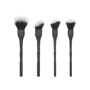 Professionele Spiraal Handvat Make-up Borstel Zachte Synthetische Haren Poeder Blush Contour Gezicht Contouring Tool Vrouwen
