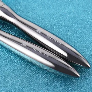 Professional 13-piece silver makeup brush set with crystal silk bristles for flawless face beauty.