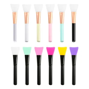 Silicone facial mask brush soft head mud applicator beauty spa makeup tool easy clean